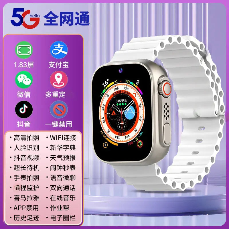 5G Waterproof Smartwatch for Kids with Video Call