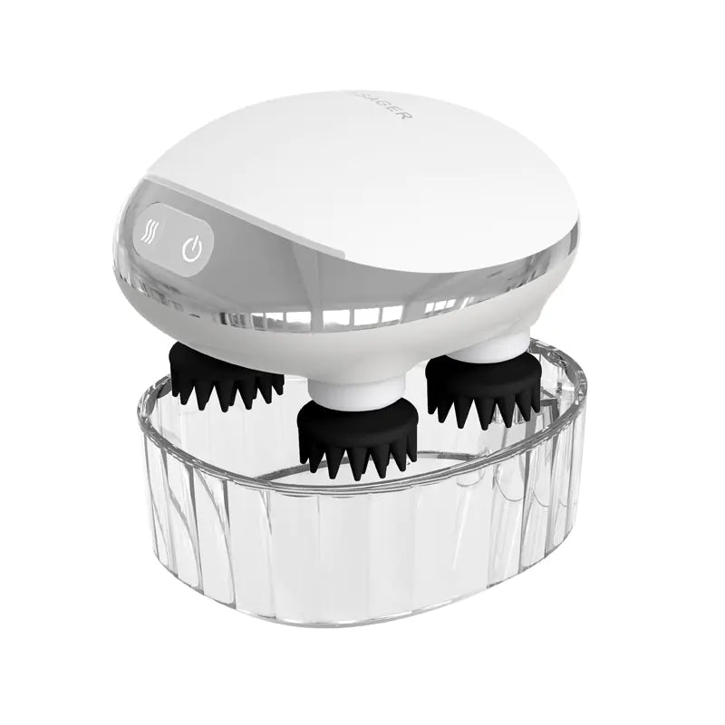 Electric Handheld Scalp Massager with Heating Function