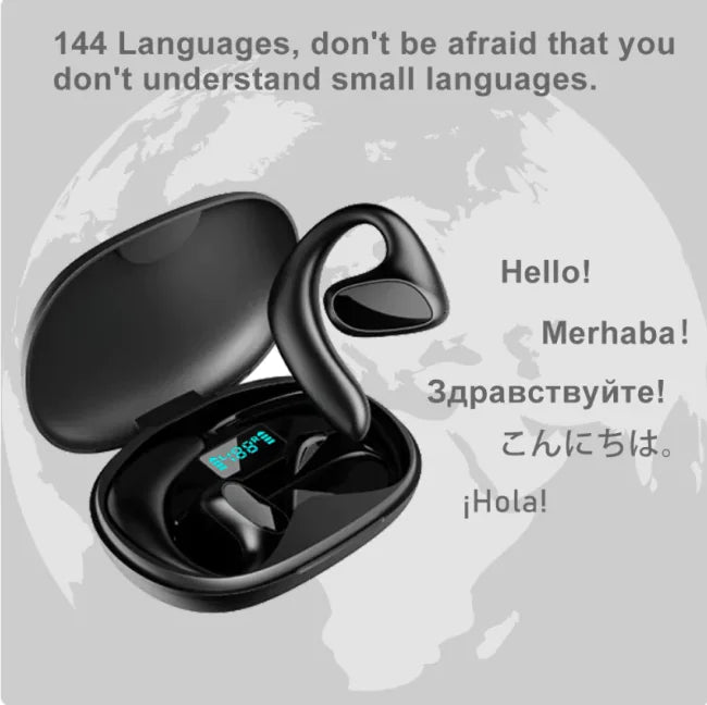 LinguaPro™ AI Translator Earbuds