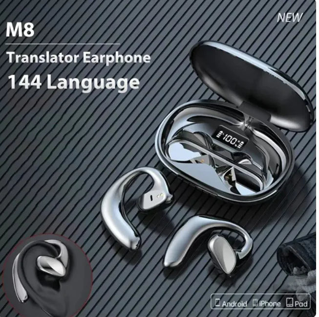 LinguaPro™ AI Translator Earbuds